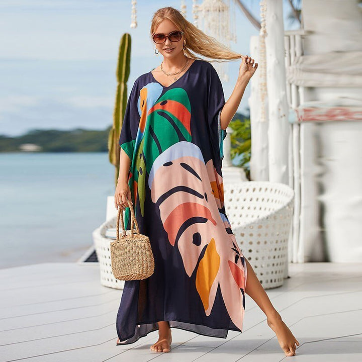 Levoire | Kimono Ranta Maillot De Bain Peitettä Multicolore Une taille