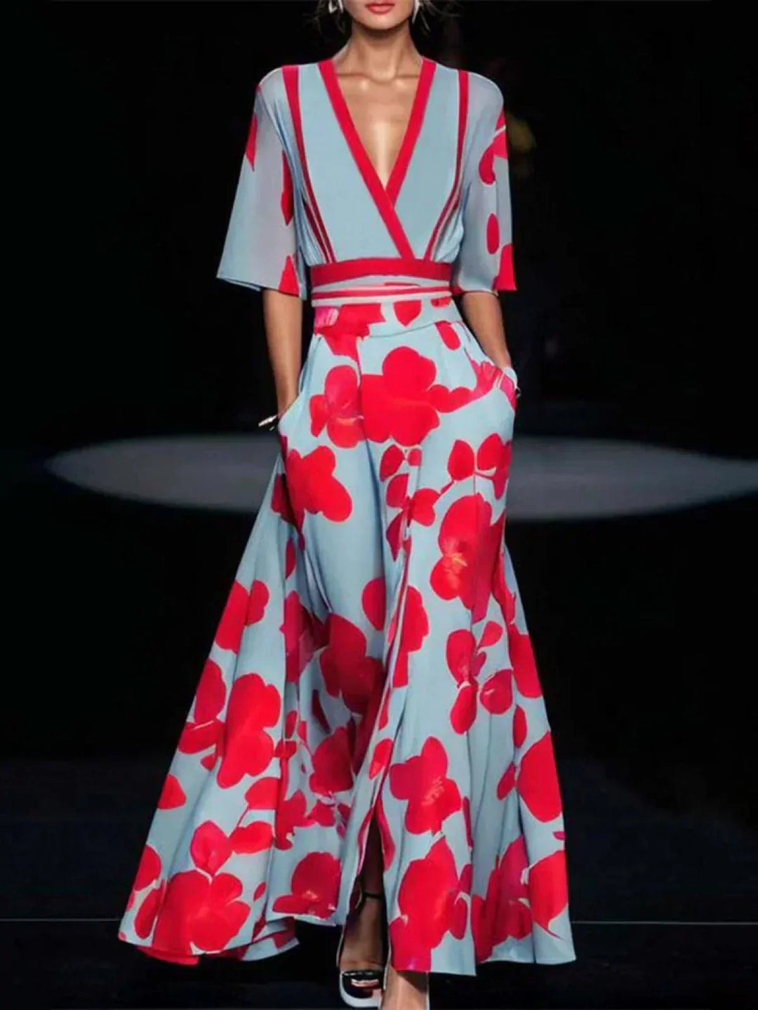 Levoire | Robe Avec Des Manches Élégantes