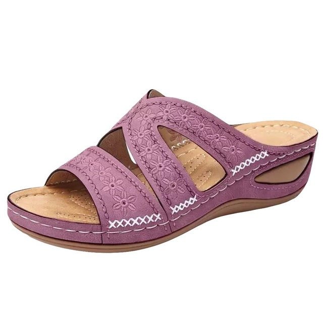 Levoire | Baskets Compensées Confortables Pour Femmes Violet