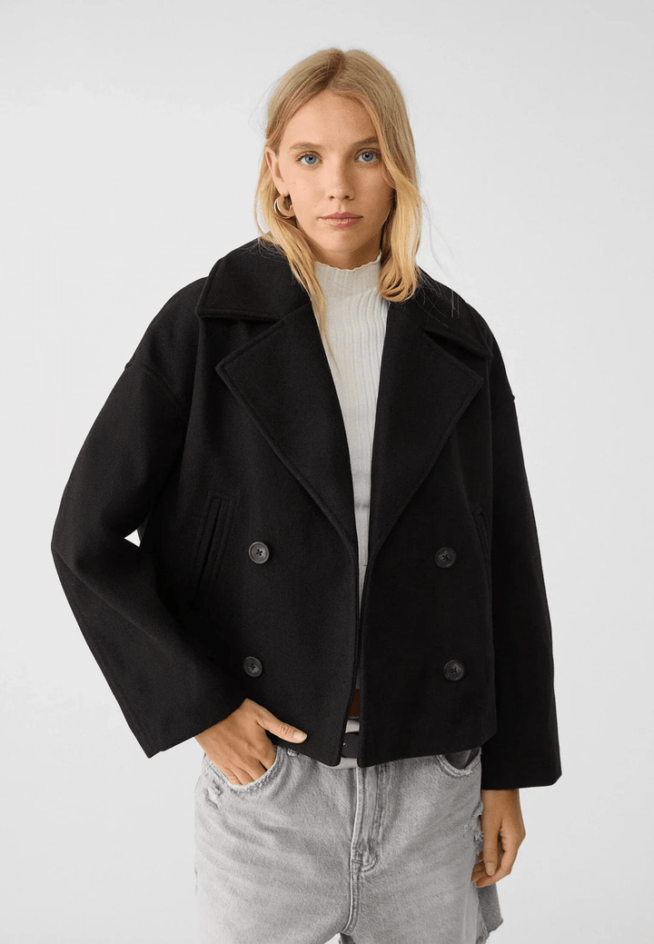 Levoire | Veste courte cropped femme Noir