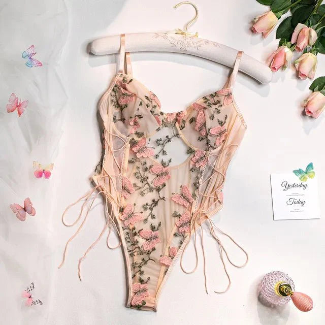 Levoire | Bodysuit Papillon Brodé