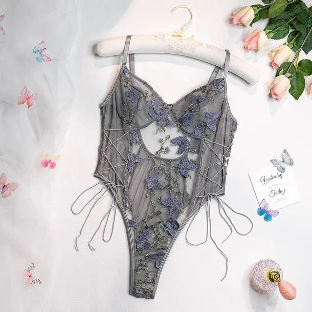 Levoire | Bodysuit Papillon Brodé