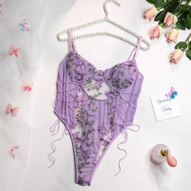 Levoire | Bodysuit Papillon Brodé