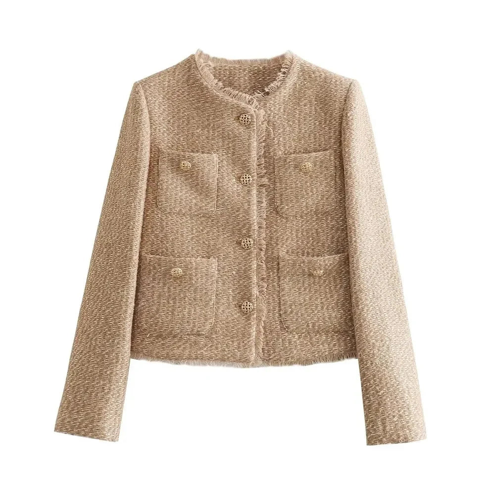 Levoire | Blazer Bomber Élégant À Côtes