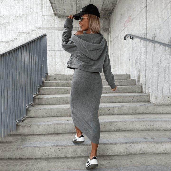 Levoire | Ensemble robe pull tricot femme