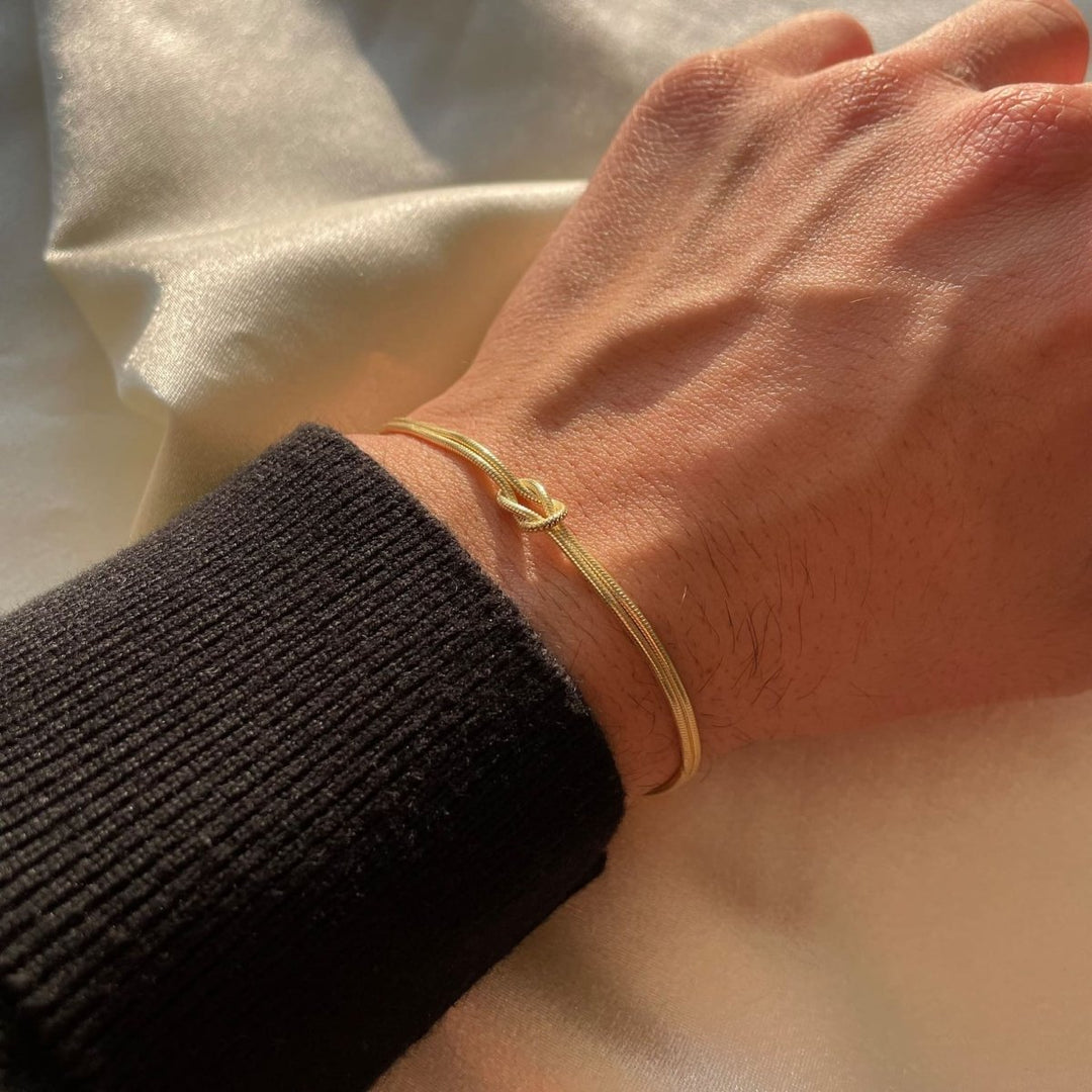 Levoire | Bracelet Élégant En Nœud D'Amour Pour Femmes