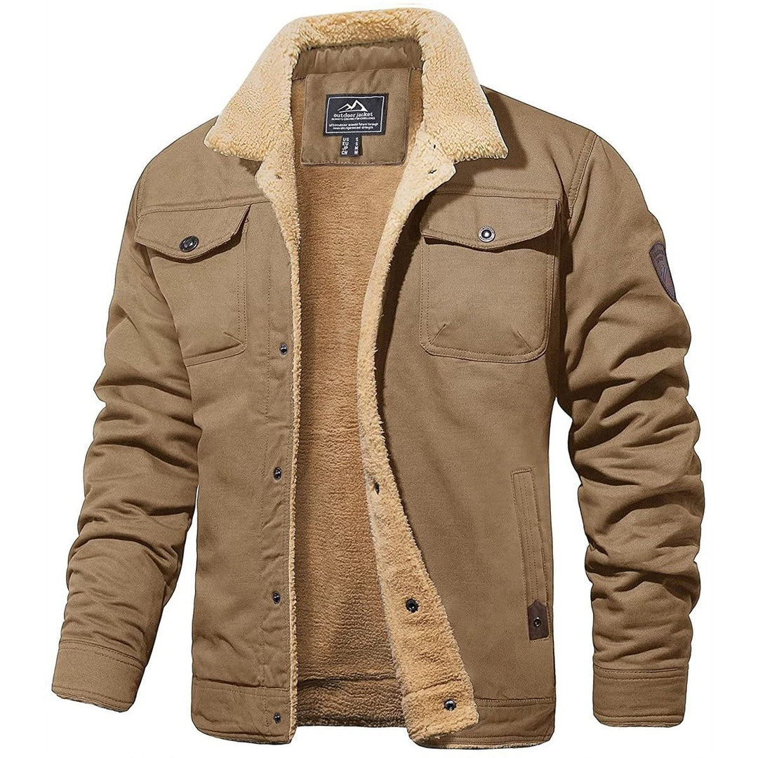 Levoire | Veste Bomber Courte Avec Fermeture Éclair Khaki