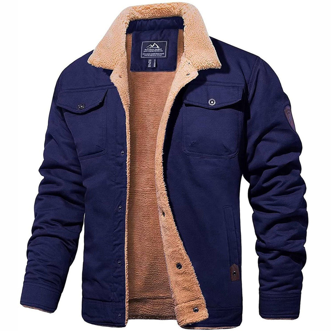 Levoire | Veste Bomber Courte Avec Fermeture Éclair Bleu