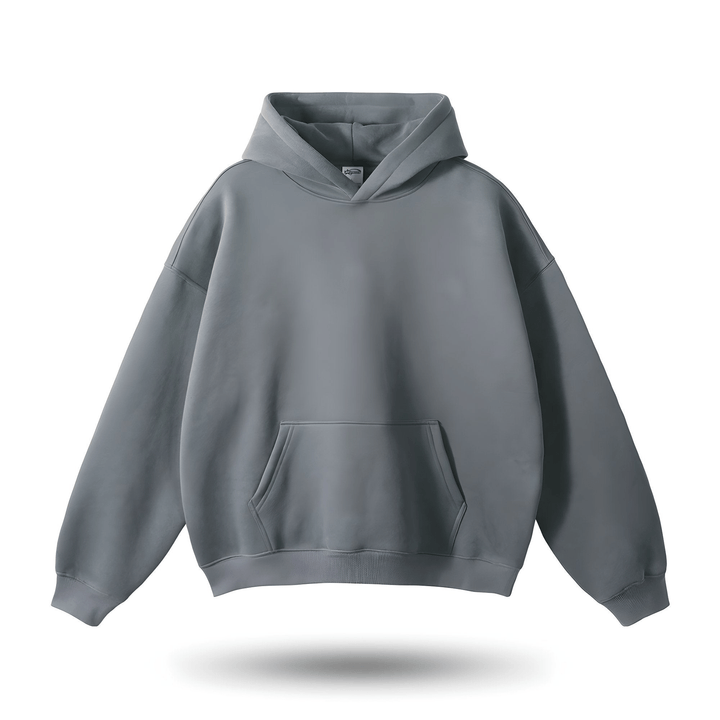 Levoire | Pull à capuche pour hommes avec coupe confortable pull gilet Gris foncé