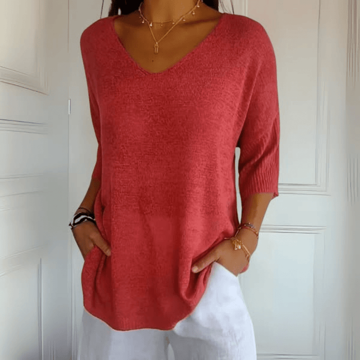 Levoire | Pull V à col en V Rot
