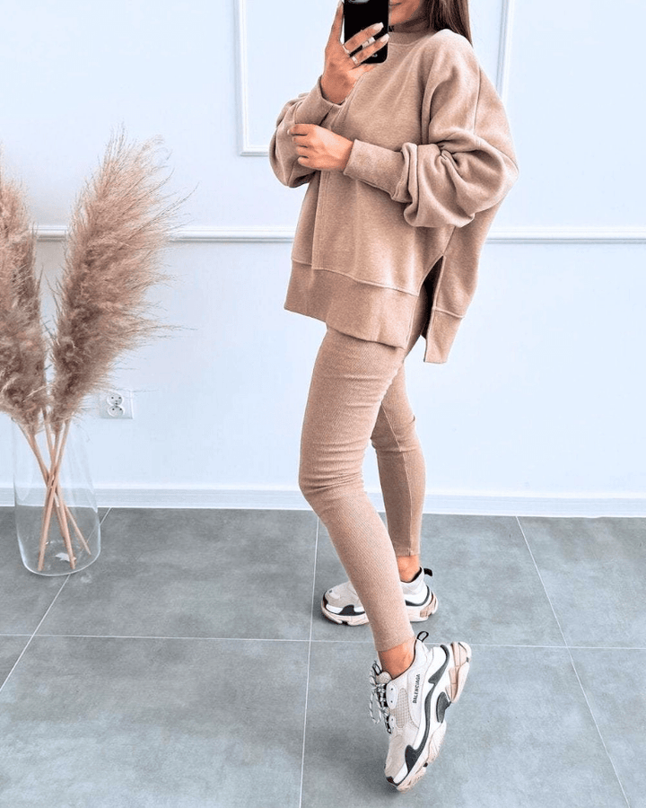 Levoire | Veste Automne Femme Élégante Chaude Confort Braun