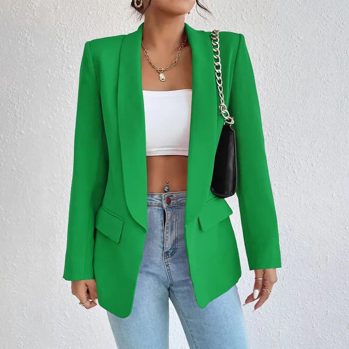 Levoire | Élise Blazer Slim Fit Élégant Élégance Intemporelle Avec Une Touche Moderne Vert