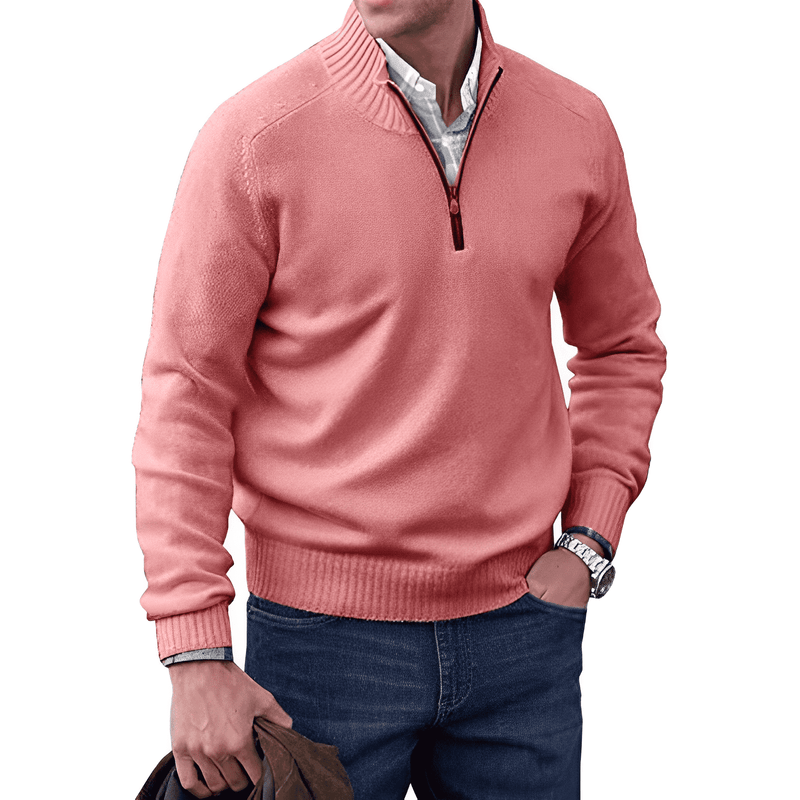 Levoire | Sweat Zippé Léger Homme Rosa