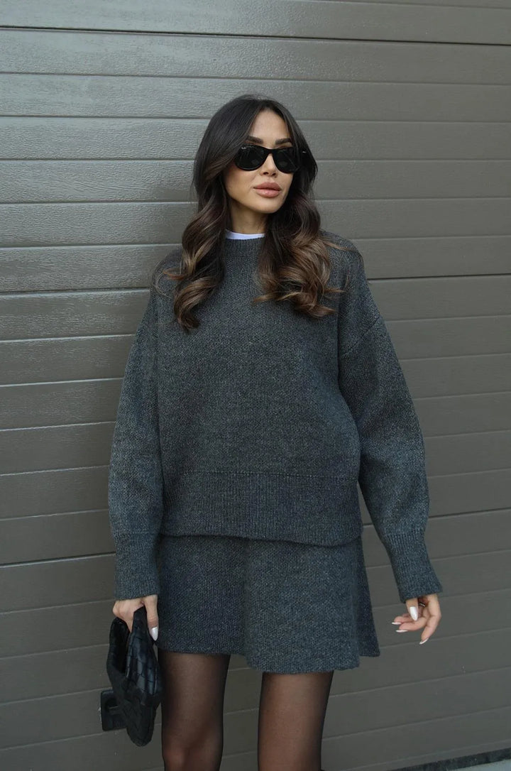 Levoire | Ensemble Tricot (Haut + Jupe)