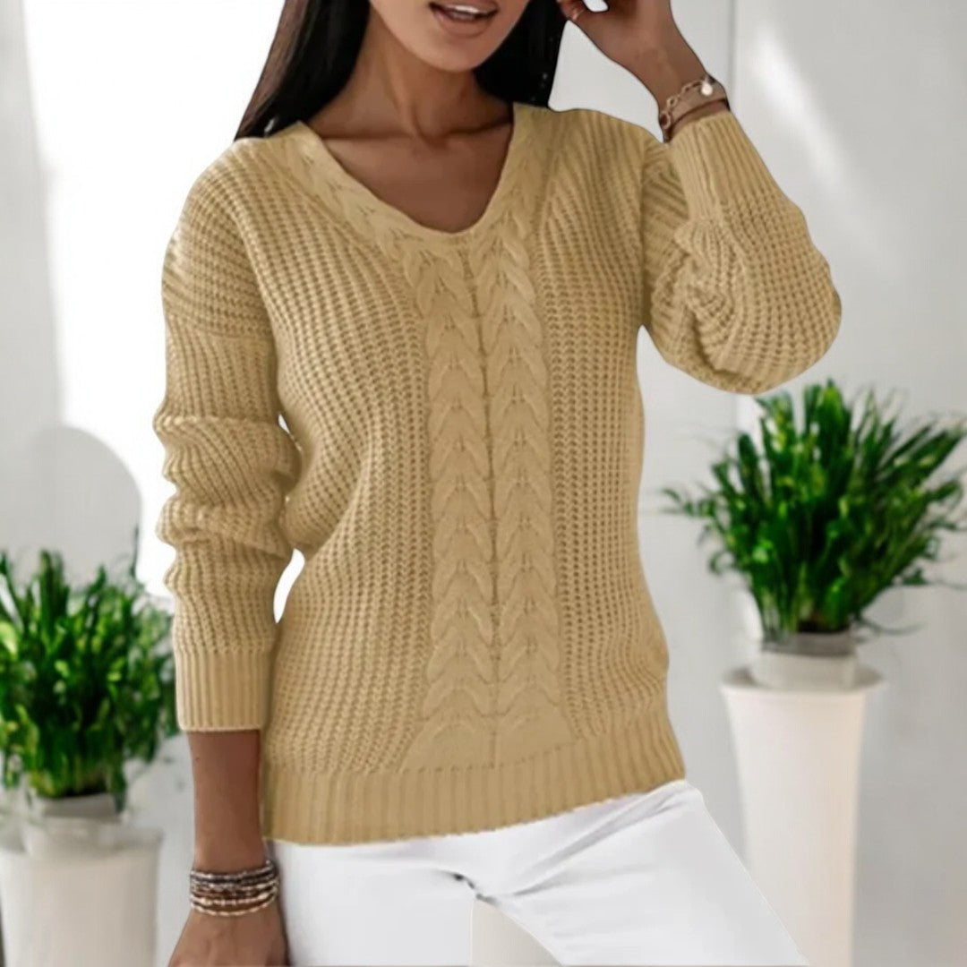 Levoire | Pull Classique En Jersey Orange pastel