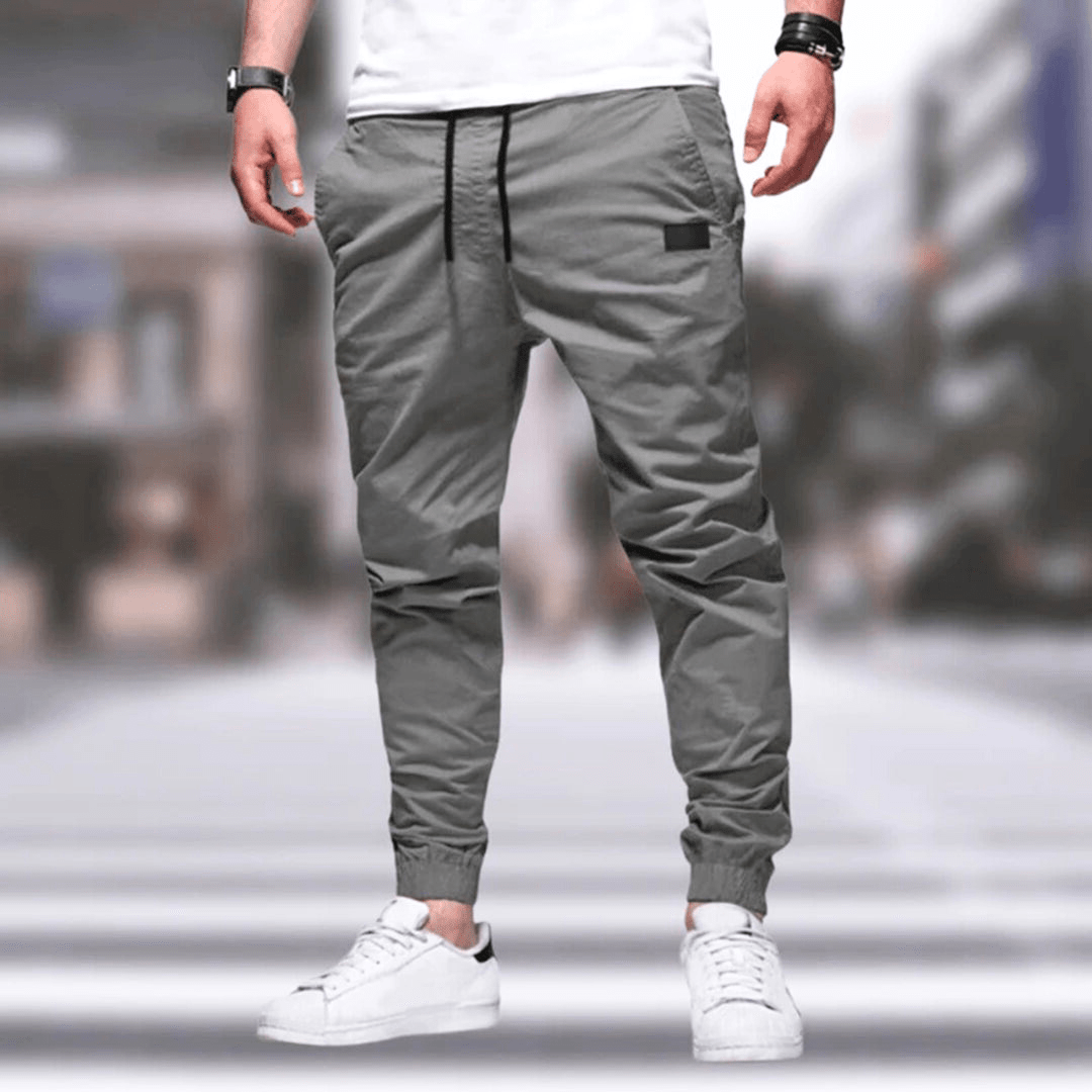 Levoire | Pantalon cargo homme confort ajusté & tendance nouveau style mode homme Gris