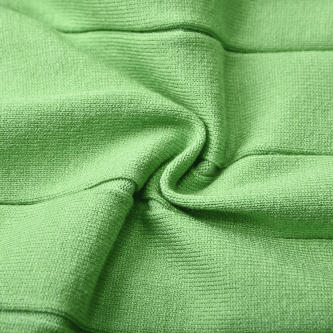 Levoire | Si C'Est Ta Dernière Ensemble De Pull Tricoté Vert Assorti Et Robe