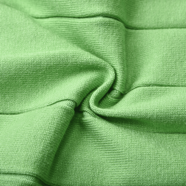Levoire | Si C'Est Ta Dernière Ensemble De Pull Tricoté Vert Assorti Et Robe