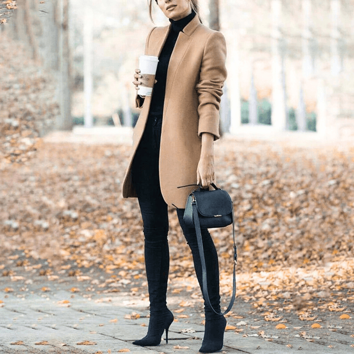 Levoire | Veste élégante pour femmes Design confortable et classique Khaki