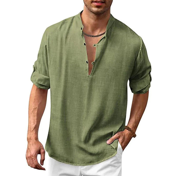 Levoire | Chemise Pour Hommes Élégante Élégance, Confort & Polyvalence Vert