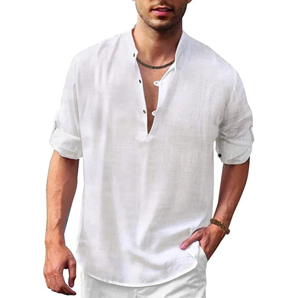 Levoire | Chemise Pour Hommes Élégante Élégance, Confort & Polyvalence Blanc