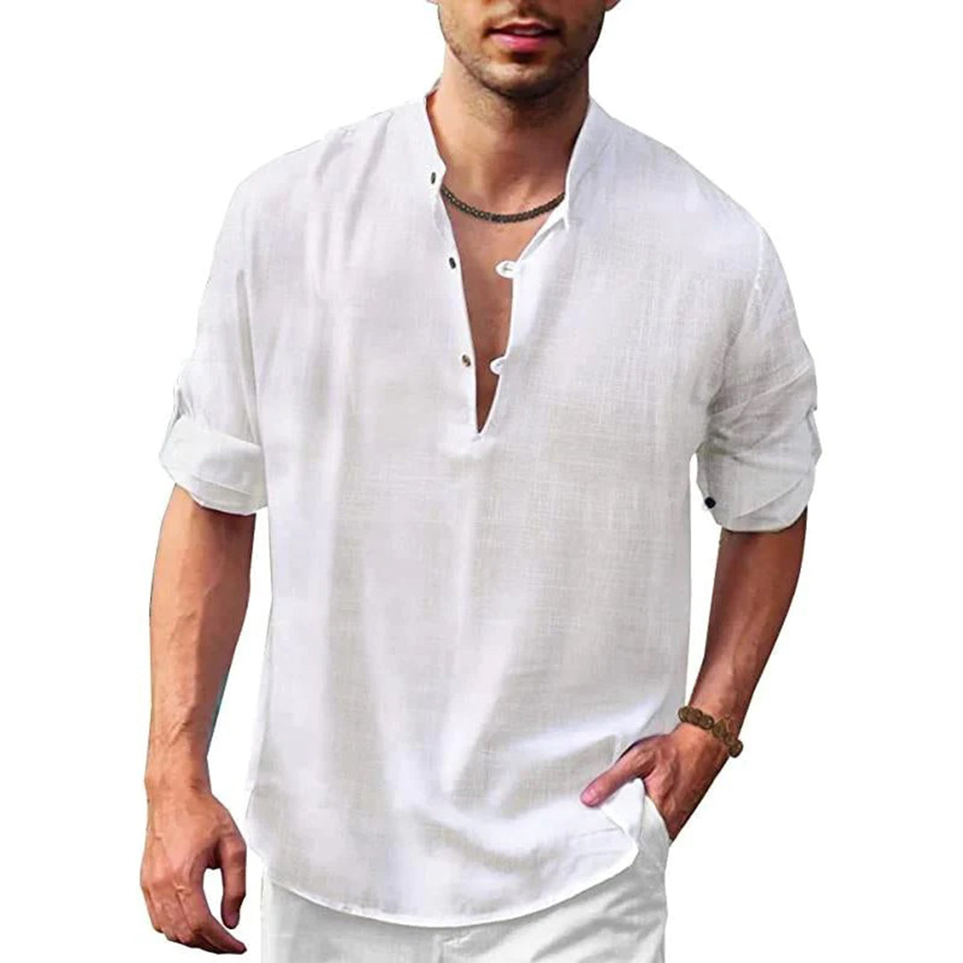 Levoire | Chemise Pour Hommes Élégante Élégance, Confort & Polyvalence Blanc