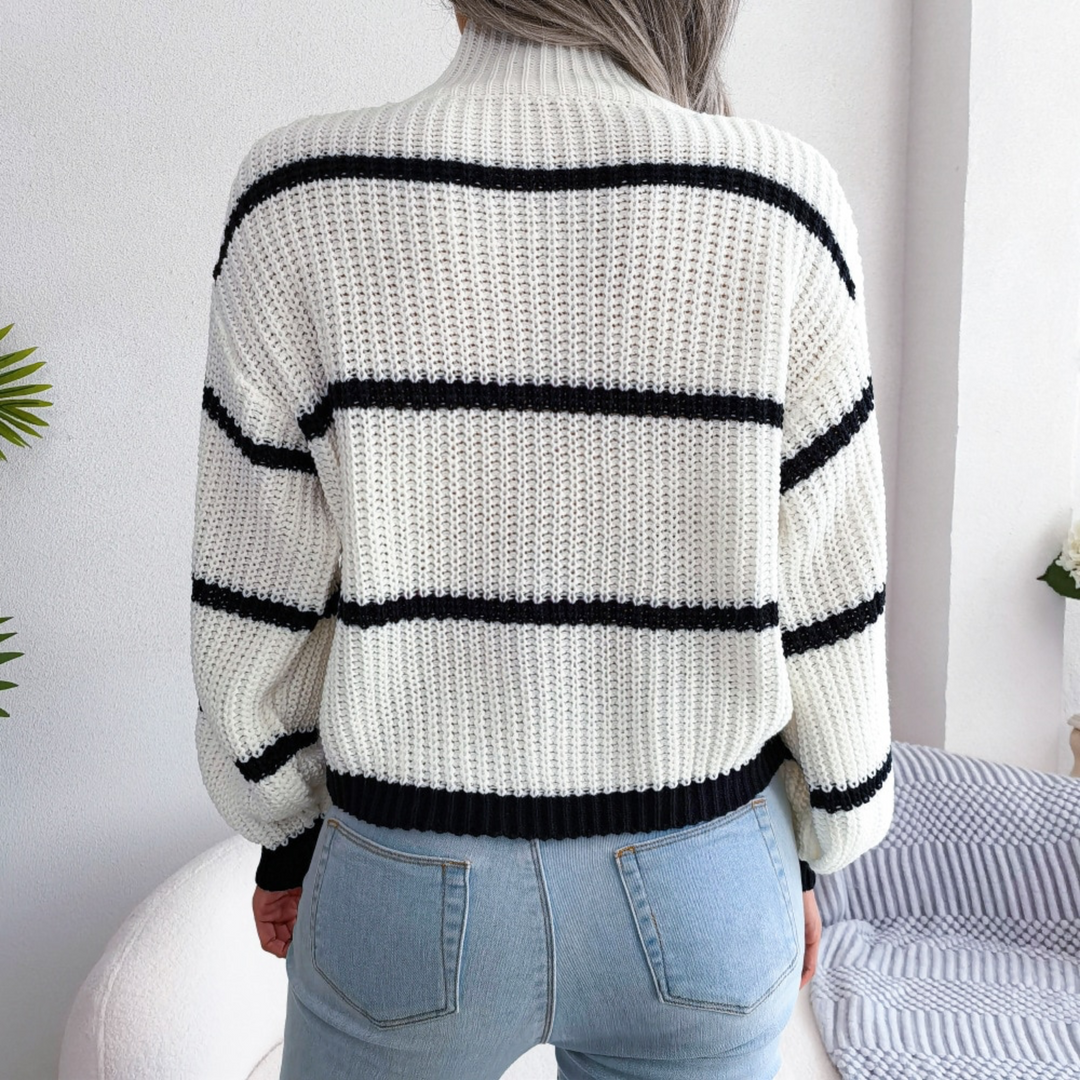Levoire | Pull Femme Doux Avec Col Montant