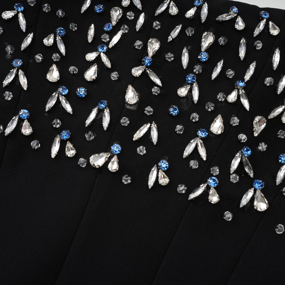 Levoire | Robe Maxi Ornée De Cristaux