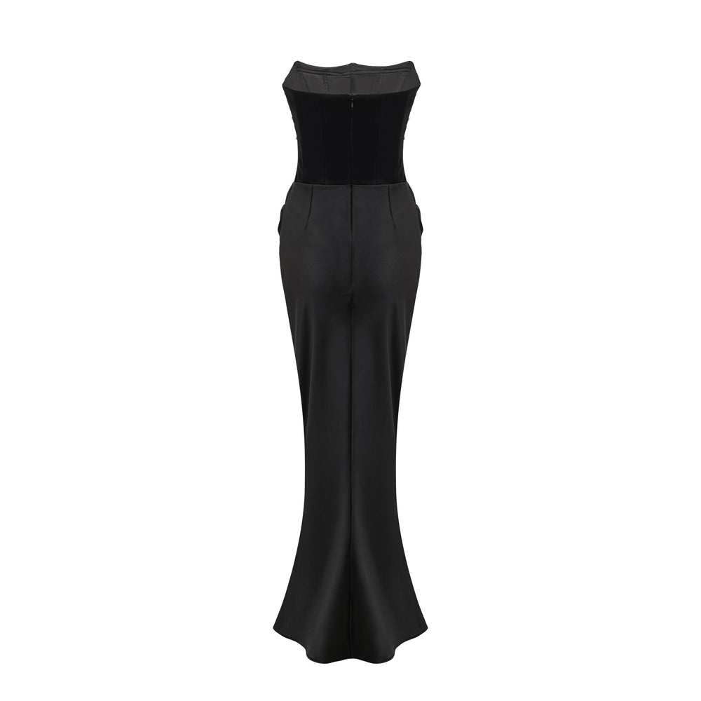Levoire | Robe Maxi Ornée De Cristaux
