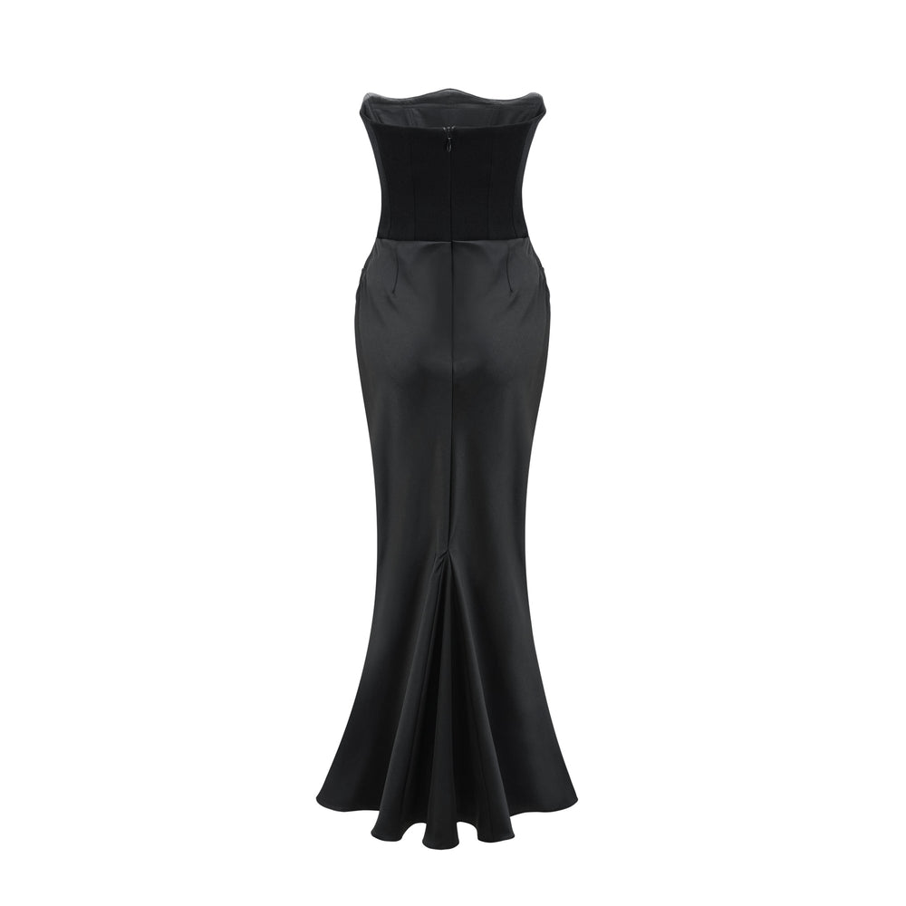 Levoire | Robe Maxi Drapée Off-Shoulder