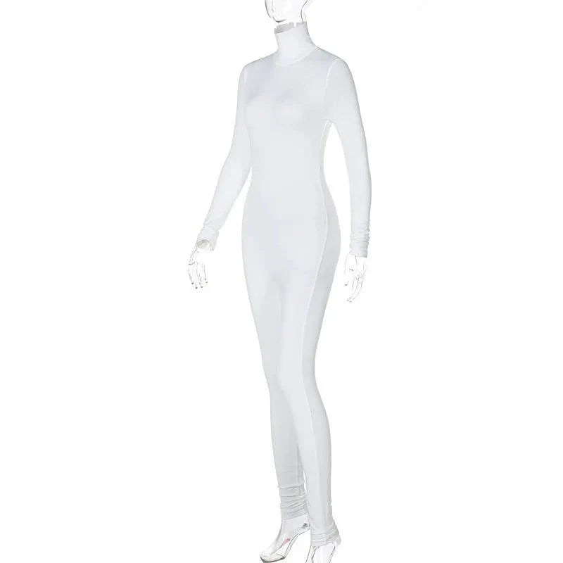 Levoire | Combinaison Élastique Élégante Blanc