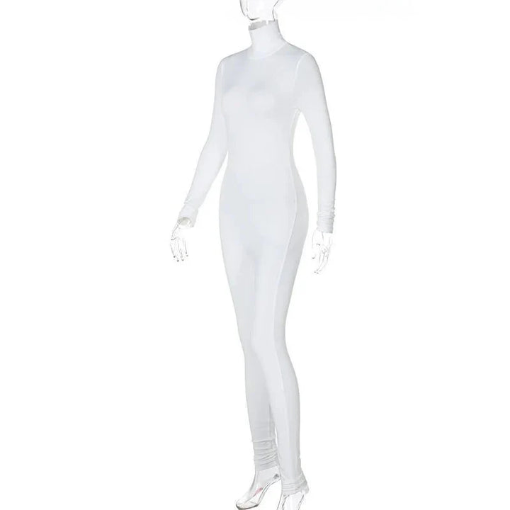 Levoire | Combinaison Élastique Élégante Blanc