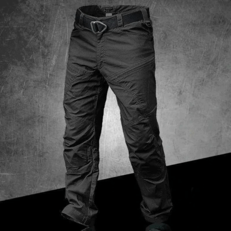 Levoire | Pantalon pour hommes durable Ultra Résistant Pantalon cargo tactique Noir