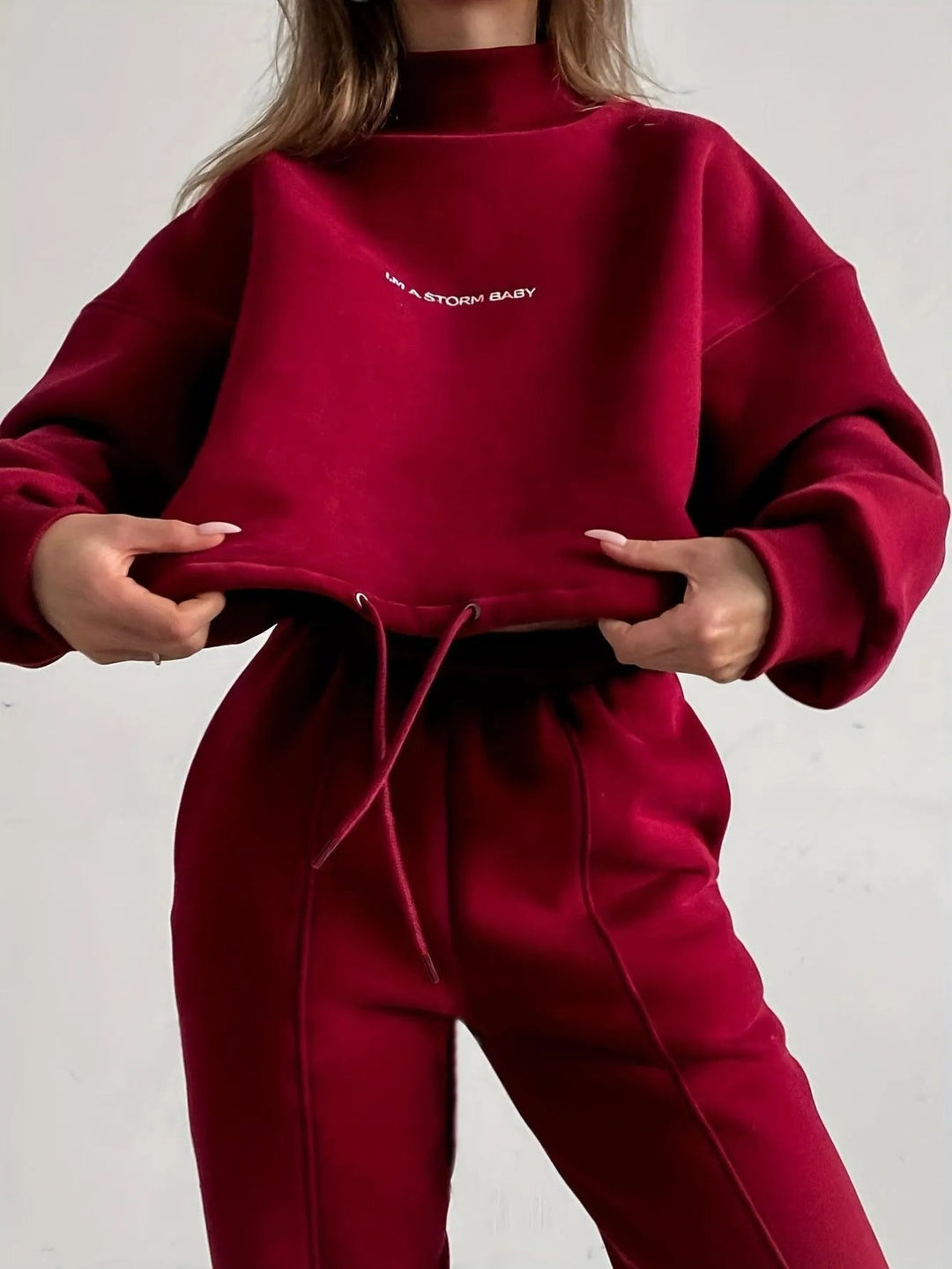 Levoire | Deux pièces t-shirt imprimé parfait pour femmes Rot