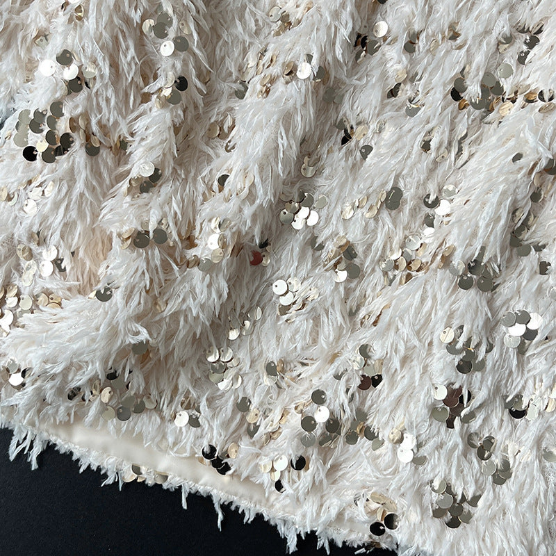Levoire | T-Shirt Glamour Avec Plumes Et Paillettes