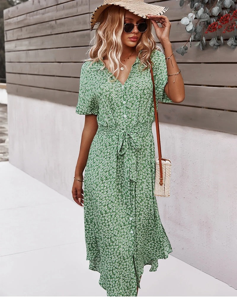 Levoire | Robe À Motif Floral Pour L'Été