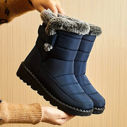Levoire | Bottes en fausse fourrure imperméables antidérapantes