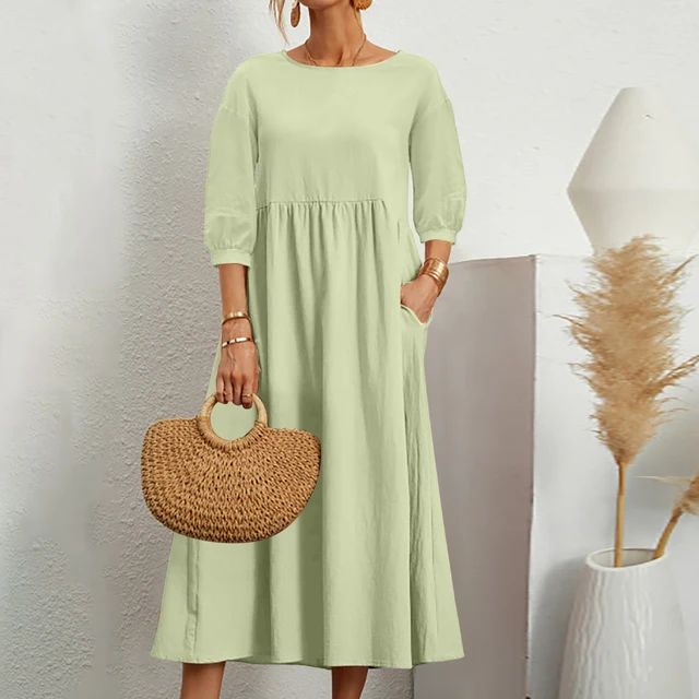 Levoire | Robe Élégante Et Stylée Vert
