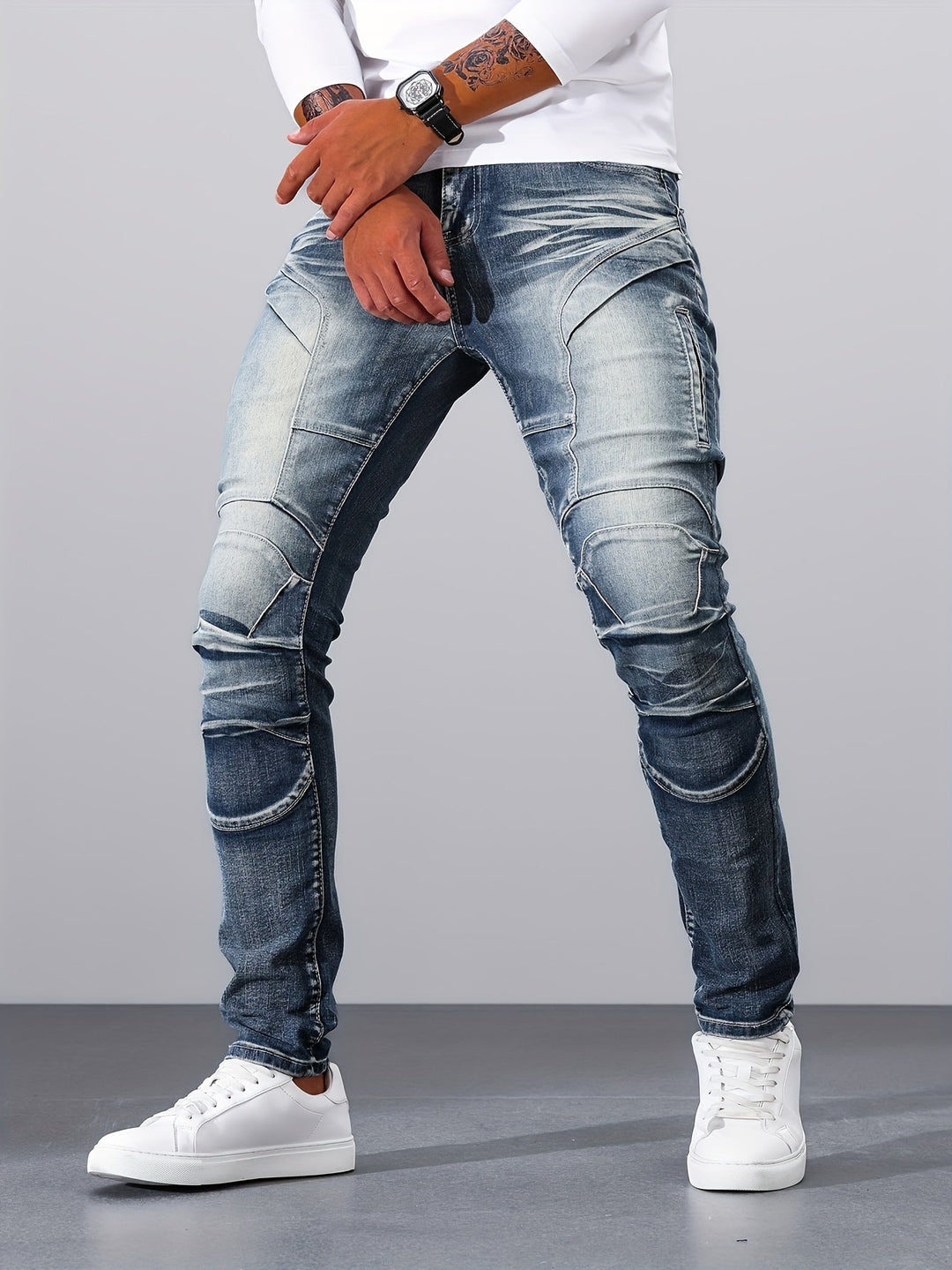 Levoire | Pantalons En Denim Vintage Skinny Pour Hommes
