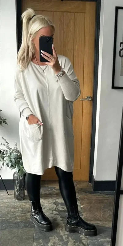 Levoire | Robe D'Été Pour Femmes Avec Décolleté En V Robe Légère De Loisirs Stein