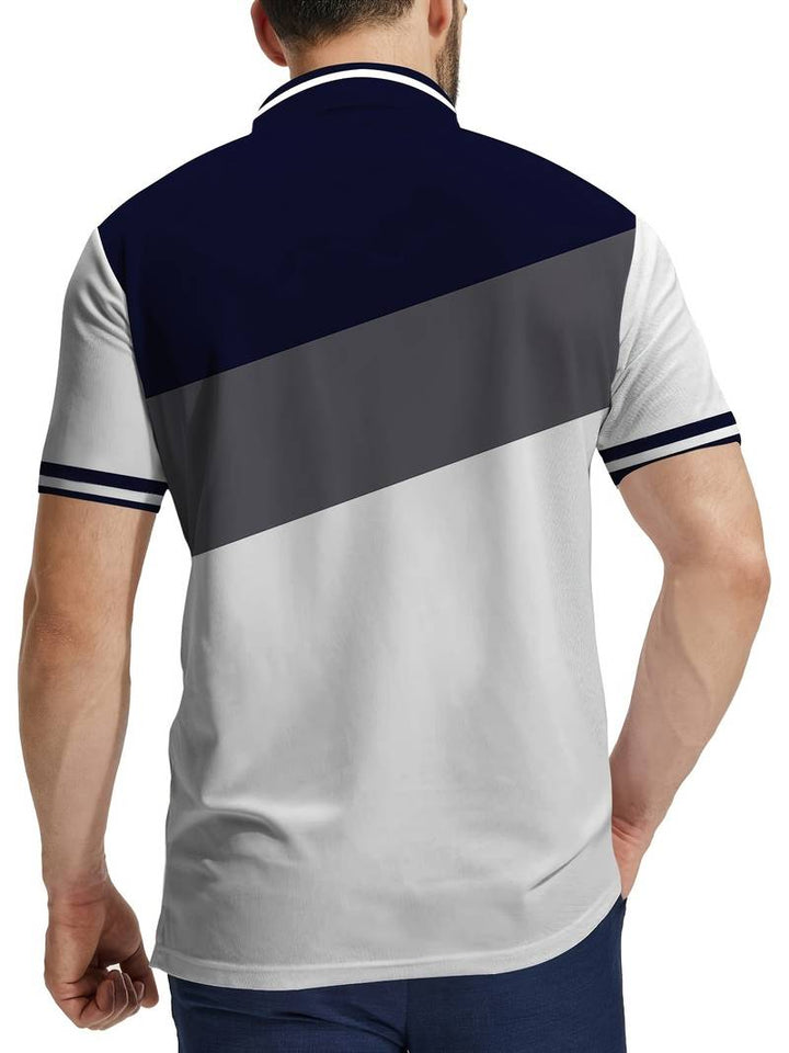 Levoire | Polo Avec Impression De Couleur Contrastante