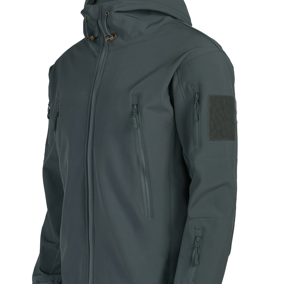 Levoire | Veste Pour Hommes Avec Capuche Et Poches Zippées