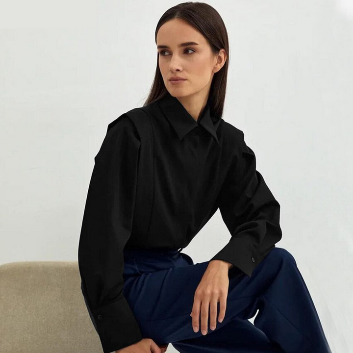 Levoire | Blouse Une Blouse Professionnelle Et Élégante Noir