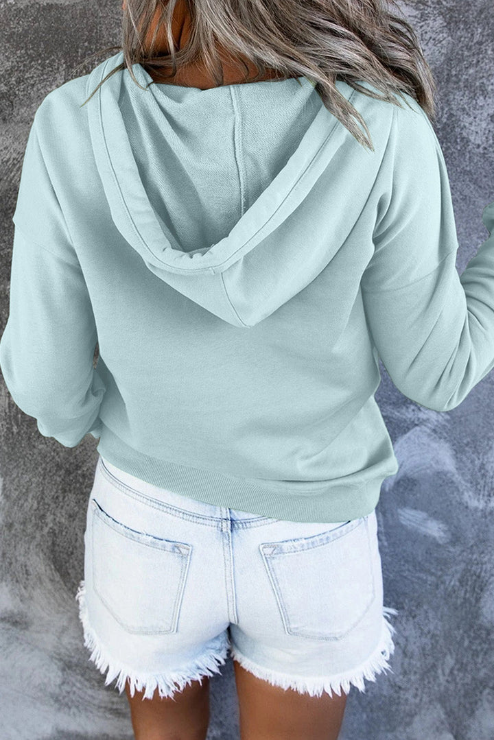 Levoire | Sweat À Capuche En Fleece Avec Détails En Bouton