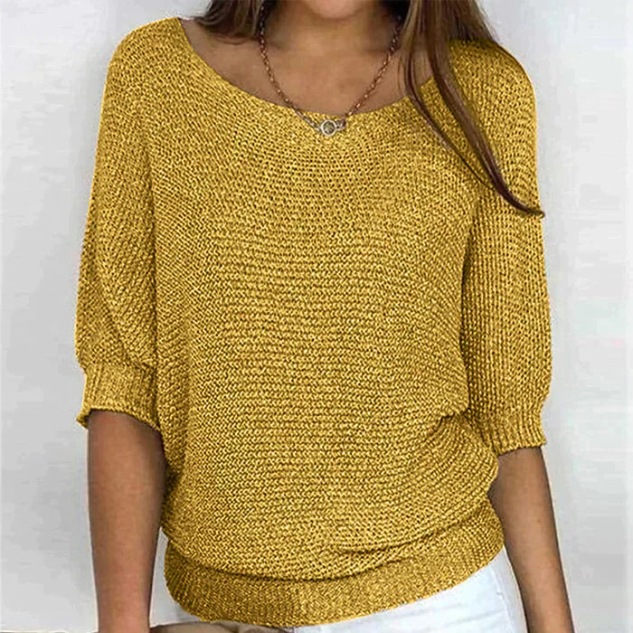 Levoire | Pull En Laine Confort Pour Femmes jaune
