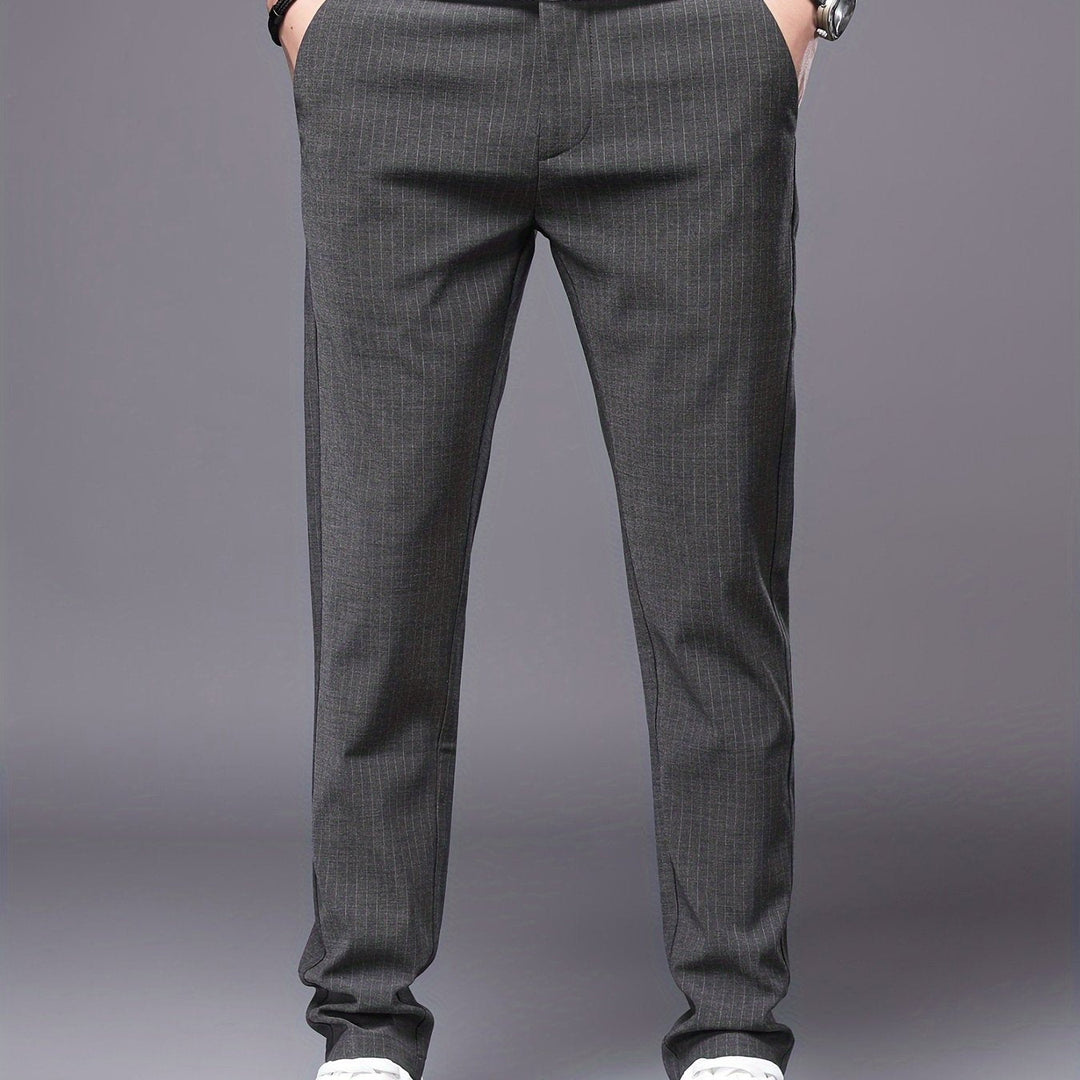 Levoire | Pantalons Stretch Slim Fit À Jambe Droite