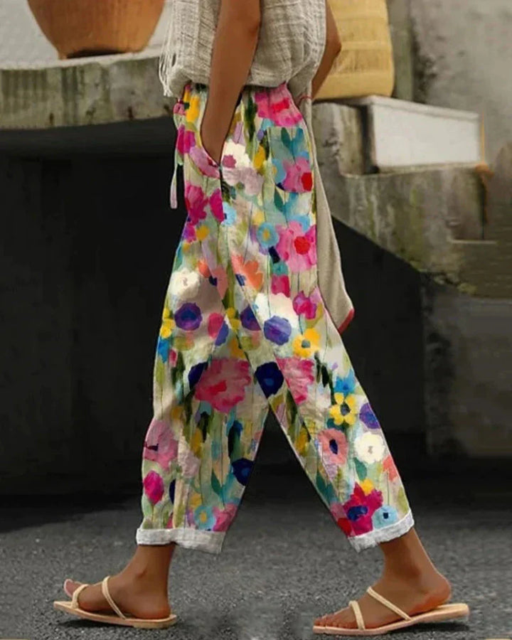 Levoire | Pantalon à imprimé floral