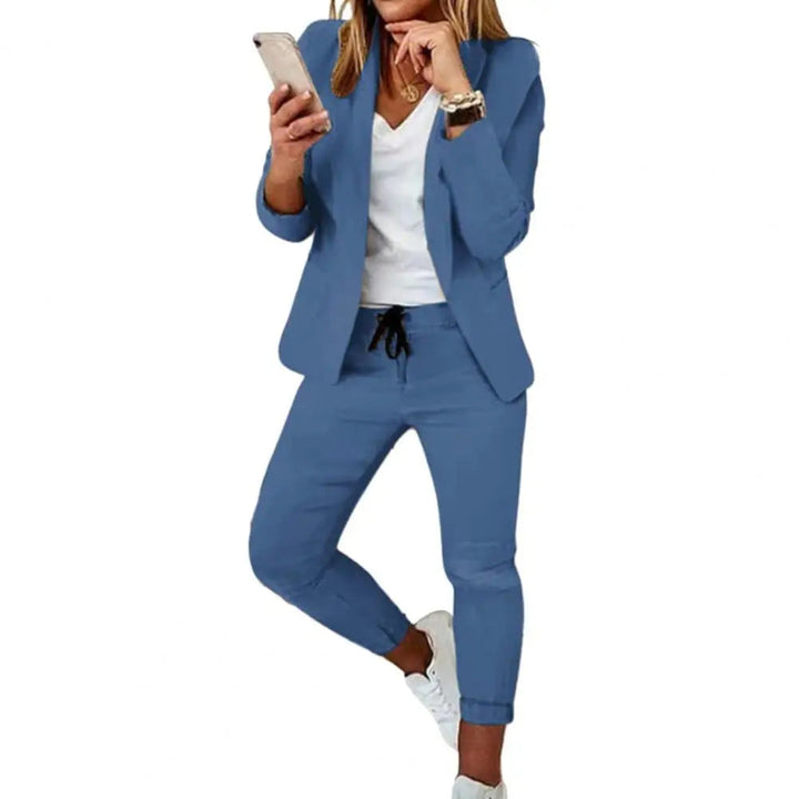 Levoire | Ensemble de manteau tendance Bleu