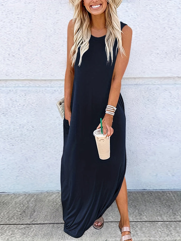 Levoire | Robe femme à col rond Bleu marine