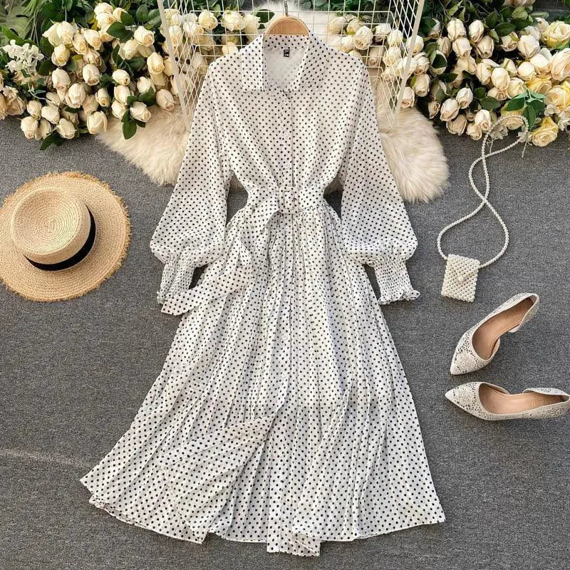 Levoire | Robe de printemps française pour femmes Blanc Taille libre